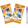Bic Cristal Multicoloured Ballpoint Pens Large Nib (1.6 mm) -