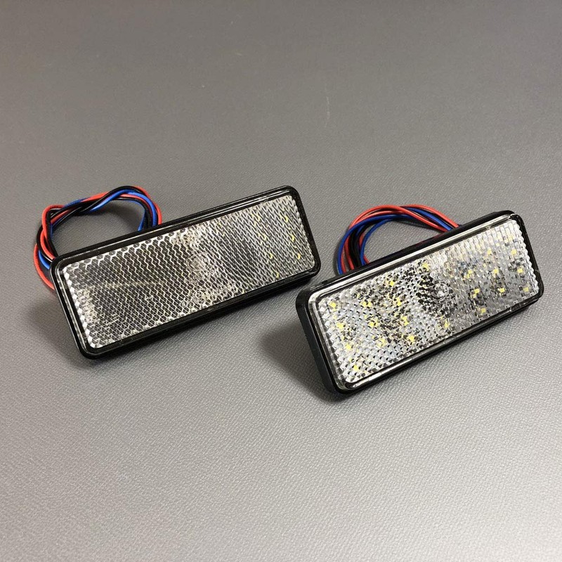 Discover winds LED Reflector Bike Custom Double Luminous Square Brake