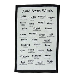 Glen Appin of Scotland Auld Scots Words Cotton Tea Towel TT0804