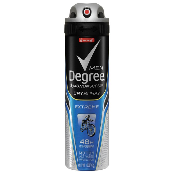 Degree Men Dry Spray Antiperspirant and Deodorant, Extreme, 3.8 Ounce