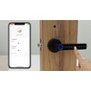 ETEKJOY Smart Door Lever Lock 4-in-1 App+Fingerprint+Passcode+Key Left/Right Reversible Handle