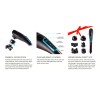 InvoSpa HHMG-8799 Handheld Deep Tissue Massager 6 Interchangeable Nodes 10