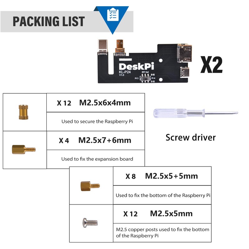 GeeekPi Micro HDMI to HDMI Adapter Board for Raspberry Pi