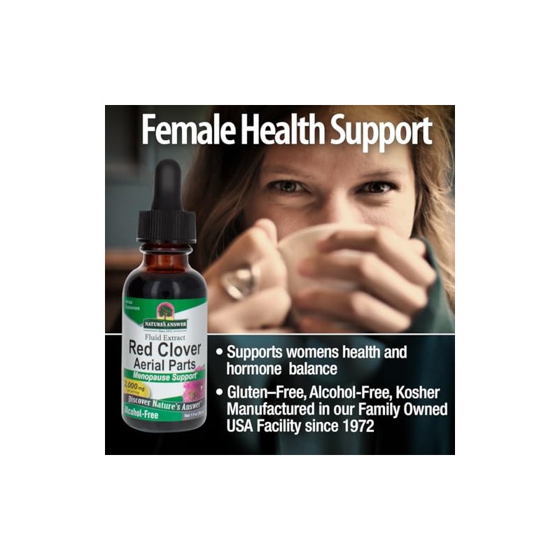 Nature's Answer | Red Clover, 2 000 Mg, 1 Oz