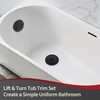 PRIMSOPH Lift Turn Tub Drain Trim Kit with Two Hole