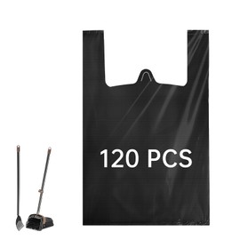 Pooper Scooper Bags Compatible with Arm and Hammer, 120 Count Waste Cleanup Pouches with Easy-Tie Handles, Simple to Use, Sturdy and Long-Lasting, No Leaks for Swivel Bin Rake (Bags Only)