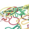 100PCS Set Marking Document Organizing Clip Multiple Cute Shapes Metal