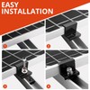 GETLITOOL Solar Panel Bracket 30 mm End Clamp Kit, 10