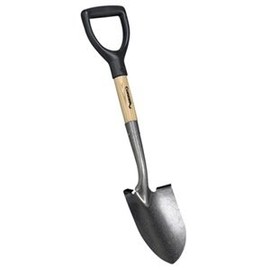 Corona Clipper Ss 25010 #2 Round Pint Or Point Wood Hndl Shovels, D-Handle, Round Point