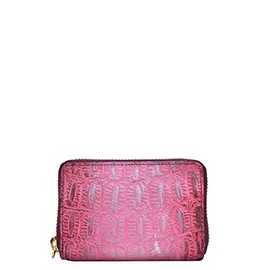 Anuschka Hand-Painted Leather, Croco Embossed Berry