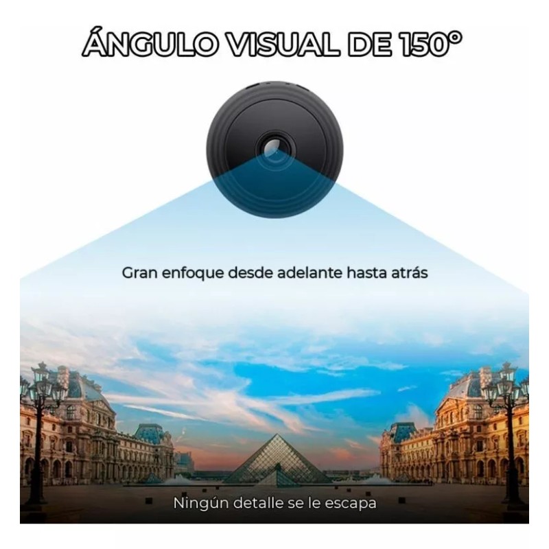 EGTMA Mini Cámara Espía Con Chupón Y Visión Nocturna