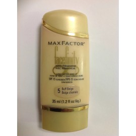 Max Factor Facefinity Foundation SPF 15, Buff Beige - 1.2 fl oz NEW.