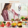 Cordless Immersion Blender Handheld: Powerful Rechargeable Electric Hand Blender, 21-Speed