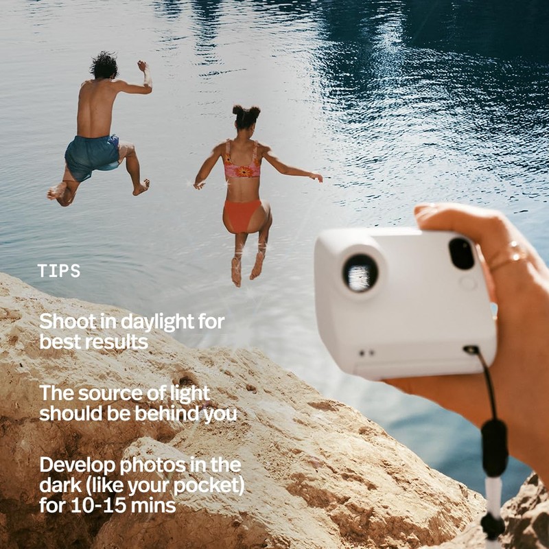 Polaroid Go Generation 3 Analog Instant Camera - White (9191)