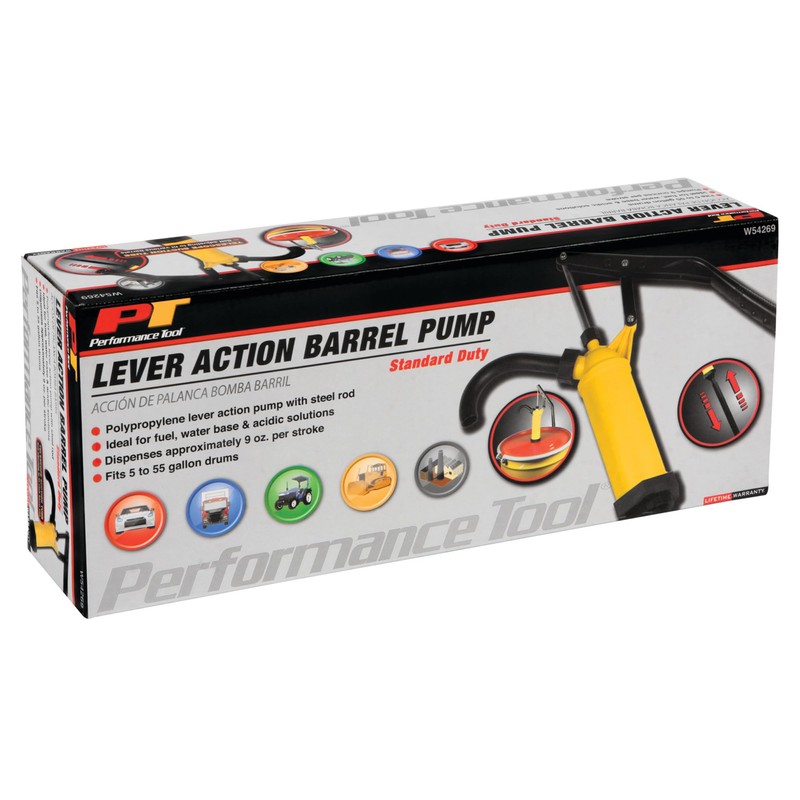 Performance Tool W54269 Yellow General Purpose Lever Action Barrel Drum