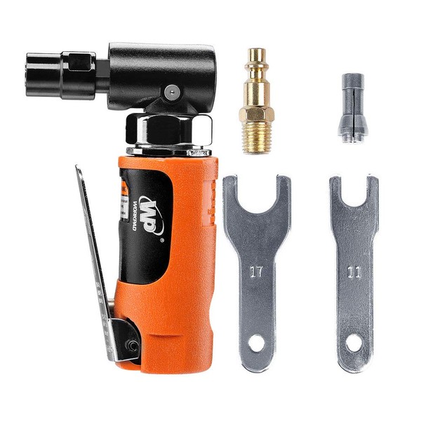 WORKPAD Mini Air Angle Die Grinder，20000 RPM, Mini Pneumatic Tools,