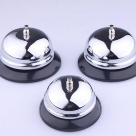 Silver Tabletop Steel Call Bell / Service Bell DD-11013 2ea
