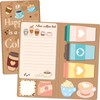 Fancy Land Coffee Cup Sticky Notes Set Cute Sticky Notepads