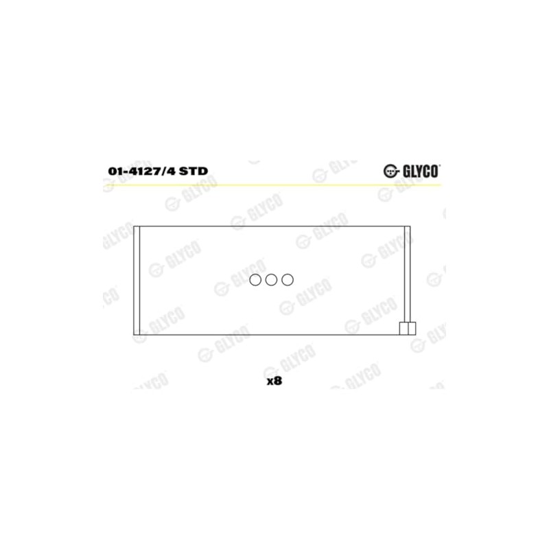 Glyco 01-4127/4 STD Connecting Rod Bearing