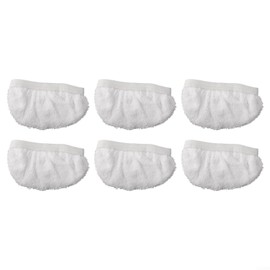 Pack of 6 Microfibre Wipes for PAEU0282 for PowerFresh Mop Series, Reusable Cleaning for Pads with Scouring Strips for Tough Dirt