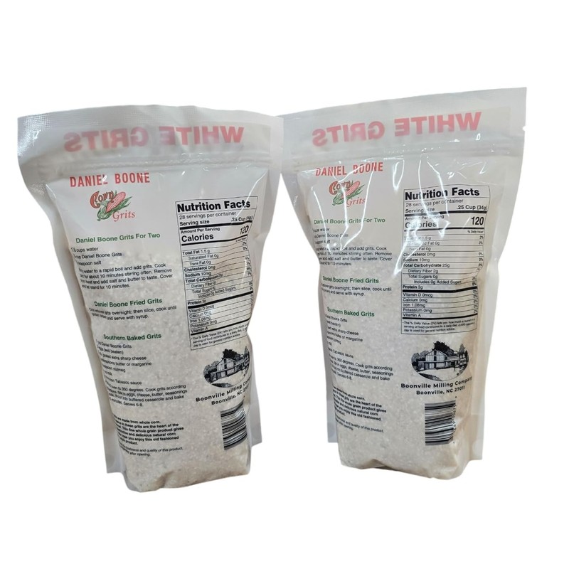 Daniel Boone Fresh Coarse Stone Ground White Corn Grits 2/2