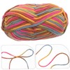 STOBOK Rainbow Yarn Crochet Accessories for Beginners Thick Chenille Yarn