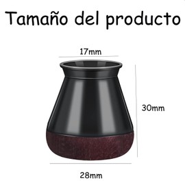 Wzenclave16 Piezas Protectores para Patas de Sillas Almohadillas Antideslizantes Silicona y Fieltro para Muebles Protección para Pisos Duros Madera, Cerámica y Laminado, Evita Ruidos y Rayaduras