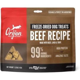 ORIJEN 3.25oz Orijen Freeze Dried Dog Treats Beef Recipe