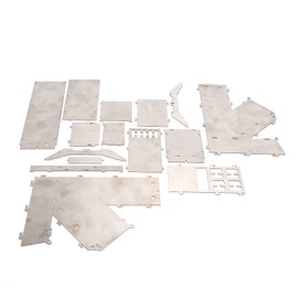 Dilwe Rocket Stove, Portable Stainless Steel Camping Burner, Removable Backpack Stove, Outdoor Cooking Grill