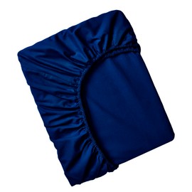 Bed Sheet - Pillowcase Mattress Cover Brushed Microfiber Bed Sheet for Beds (90cm, 105cm, 135cm, 150cm and 180cm), Bedding Set (Dark Blue, Bed 150x200cm, Fitted Sheet)