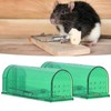 2Pcs Waterproof Mouse Trap Cage Automatic Plastic Mouse Catcher for