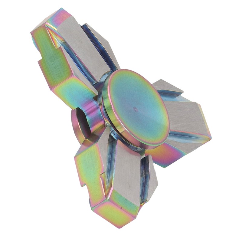 Fingertip Gyroscope 3 Leaves Reduce Anxiety Metal Rotating Decompression Toy