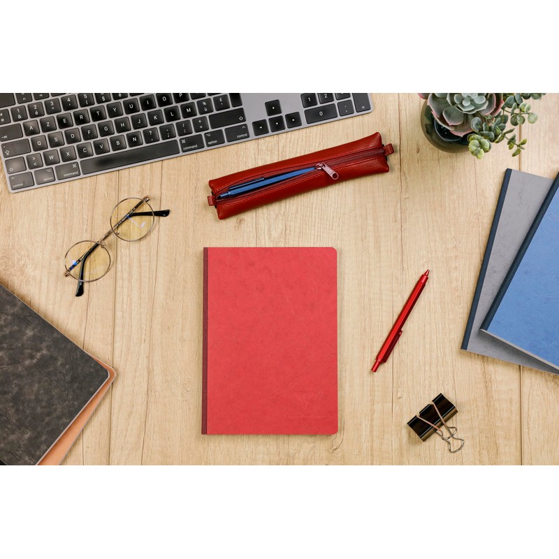 Calligraphe 77038C Age Bag Flat Leather Pencil Case Ideal for