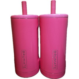 Brumate 12 oz. Straw Tumbler 2-Pack, Neon Pink