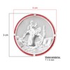 Christopher Car Medal Patron Saint of Travellers with Magnet and