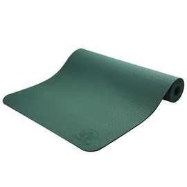 Clever Yoga Mat Non Slip - Longer And Wider Than Other Exercise Mats - ¼-Inch Thick High Density Padding To Avoid Sore Knees During Pilates, Stretching & Toning Workouts For Men & Women