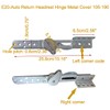 Recliner Hardware，Recliner Gear Adjustment Hardware，Concealed Hinge， for Folding Sofa Bed