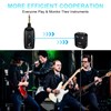 WENTELMUSIC A98T 2.4GHz Wireless in-Ear Monitor System – Low Latency,