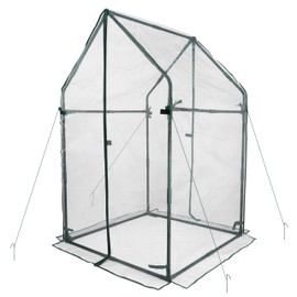 Gardzen Mini Greenhouse with Mesh Cover, Portable Outdoor Greenhouse, Enhanced Ventilation, Ideal for Spring, Summer & Fall 36.2"(L) x36.2(W) x59.5(H)