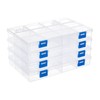 BENECREAT 4 Pack 12 Grid Plastic Storage Box Jewellery Box