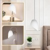Vaguelly 5 Pieces White Frosted Lampshade Fixtures Replacement Shades for