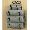 Park Designs 4 Tier Black Scroll Bath Towel Holder 27"