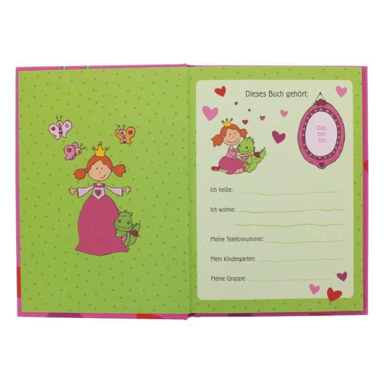 Goldbuch Kindergarten Friendship Book A5 Frido Firefighter, Card, Pinky Queeny,