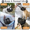 French Bulldog Muzzlem, Short Snout Dog Muzzle Adjustable Breathable Mesh