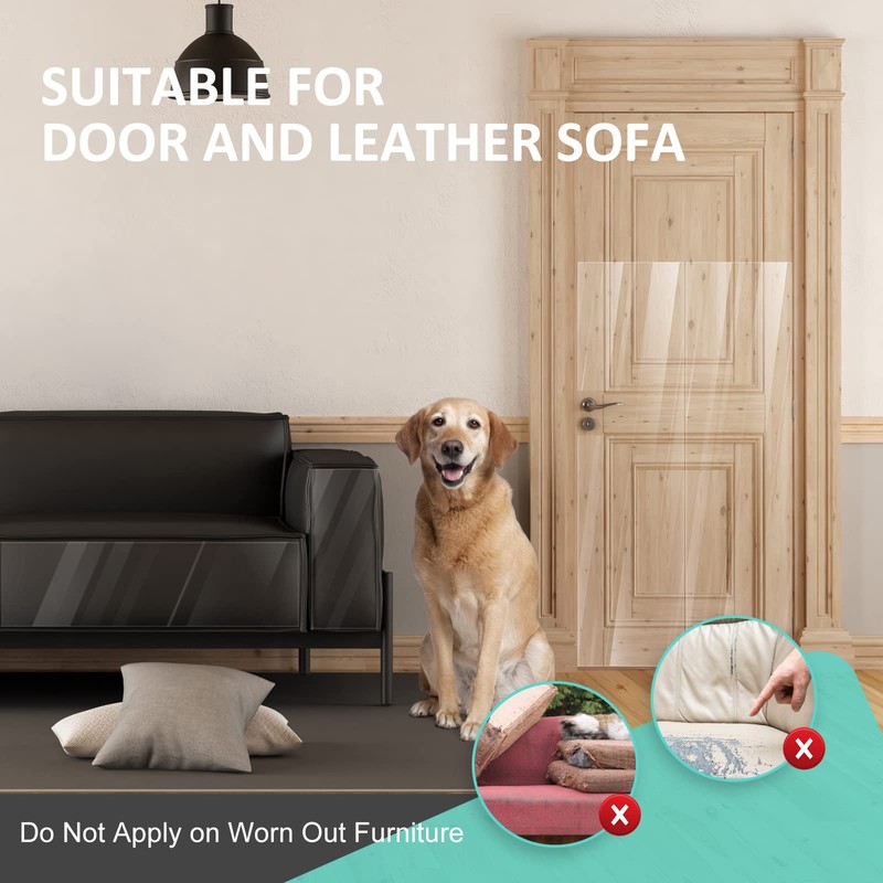 Uross Door Protector from Dog Scratching- 30CM X500CM Cat Scratch