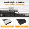 DALQUIS USB 2.0 to USB 3.2 Gen 1 Header Adapter,