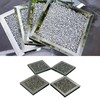 Glamified 4 x Square Mirrored Crushed Crystal Coasters Sparkle Diamond