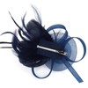 AMCAMI Fascinators Hats with Feather for Women 2025 Derby Hats
