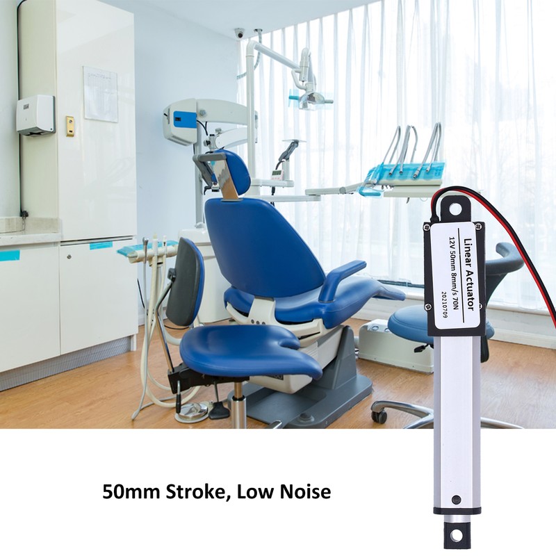 Linear Actuator 50mm Stroke DC 12V Low Noise Internal Limit
