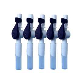 Catheter Valve Urine Drainage Catheter Valves, Easy to Use Lever Tap Alternative to Leg Bags and Night Bags(5 Pack)